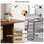 Welzona 71-inch Farmhouse Dining Table for 6-8