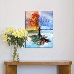 Tree of Life Framed Canvas Wall Art 12x16