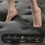 Huwesal 12-Inch Queen Hybrid Mattress with Memory Foam