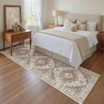 Madane Washable Non-Slip Vintage 2x8 Runner Rug