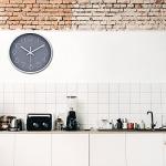 Gray 10-Inch Silent Wall Clock for Any Room