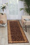 Nourison Somerset Brown Runner Area Rug 0.6m x 2.4m