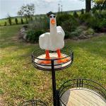 Funny Middle Finger Resin Garden Statue