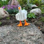 Funny Middle Finger Resin Garden Statue