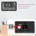 Digital Wall Clock with Temperature and Humidity Display