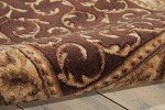 Nourison Somerset Brown Runner Area Rug 0.6m x 2.4m