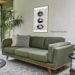 Vintage Black and White Kiss Lips Wall Art