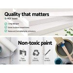 4-Drawer Wooden Bathroom Storage Cabinet in White