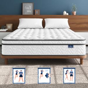 Cool Sleep Hybrid Full Mattress - 10 Inch Memory Foam