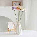 Ceramic Origami Vase with Ribbon, 20.1 cm