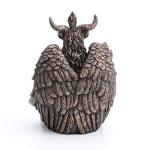 Baphomet Meditation Pose Resin Statue, 4.75