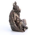 Baphomet Meditation Pose Resin Statue, 4.75