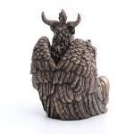 Baphomet Meditation Pose Resin Statue, 4.75