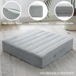 Large Light Gray Floor Pillow for Adults