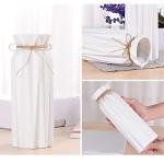 White Ceramic Flower Vase for Modern Home Decor