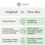 ZINUS Full Hybrid Foam and Spring Mattress, Medium Firm