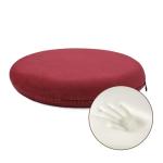 BUYUE 15" Soft Velvet Round Memory Foam Cushion