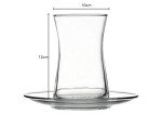 Paşabahçe 6-Piece Tea Set - 160 ml Statues