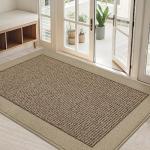 BEQHAUSE Non-Slip Indoor Door Mat - Taupe