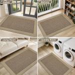 BEQHAUSE Non-Slip Indoor Door Mat - Taupe