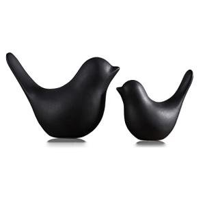 Modern Black Small Animal Statues for Home Decor