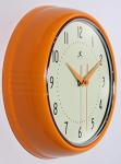 Retro 9-Inch Silent Sweep Mid-Century Wall Clock