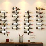 12-Bottle Wall-Mounted Wine Rack and Organizer