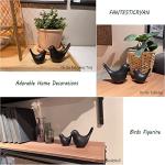 Modern Black Small Animal Statues for Home Decor