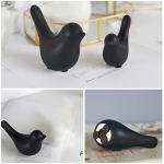 Modern Black Small Animal Statues for Home Decor