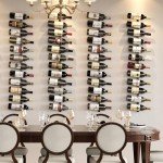 12-Bottle Wall-Mounted Wine Rack and Organizer