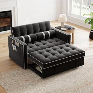 Marsail 3-in-1 Futon Sofa Bed with USB Charging