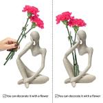 Sandstone Resin Abstract Thinker Sculpture for Decor