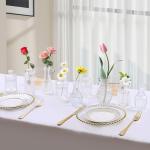 20 Clear Glass Bud Vases for Home or Events