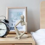 Sandstone Resin Abstract Thinker Sculpture for Decor