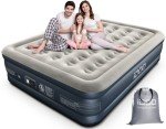Queen Size Inflatable Bed with Built-in Pump