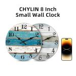 Rustic Coastal Silent Wall Clock for Any Room