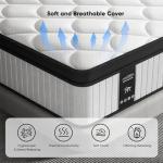 12-Inch King Hybrid Mattress with Cooling Gel Foam