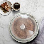 Marble Cheese Dome Cake Stand with Lid 8.7