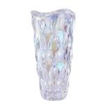 Bohemian Sparkle Glass Flower Vase 9.5 Inch