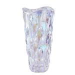 Bohemian Sparkle Glass Flower Vase 9.5 Inch