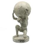 Atlas Lifting Earth Statue for Home Decor