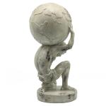 Atlas Lifting Earth Statue for Home Decor