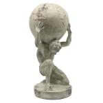 Atlas Lifting Earth Statue for Home Decor