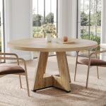 LITTLE TREE Round Dining Table for 4-6 People