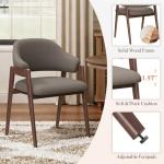 Set of 4 Modern Upholstered Dining Chairs