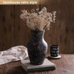 Vintage Rustic Terracotta Farmhouse Flower Vase