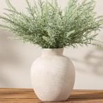 Rustic Ceramic Flower Vase for Home Decor