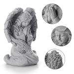 Hand-Painted Praying Angel Figurine for Decor