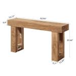 63" Oak Console Table for Entryway or Living Room