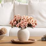 Rustic Ceramic Flower Vase for Home Decor